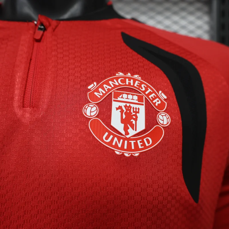 Manchester United 26/27 rojo conjunto de entrenamiento con media cremallera — 3