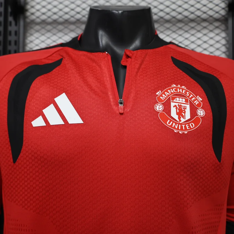 Manchester United 26/27 rojo conjunto de entrenamiento con media cremallera — 4