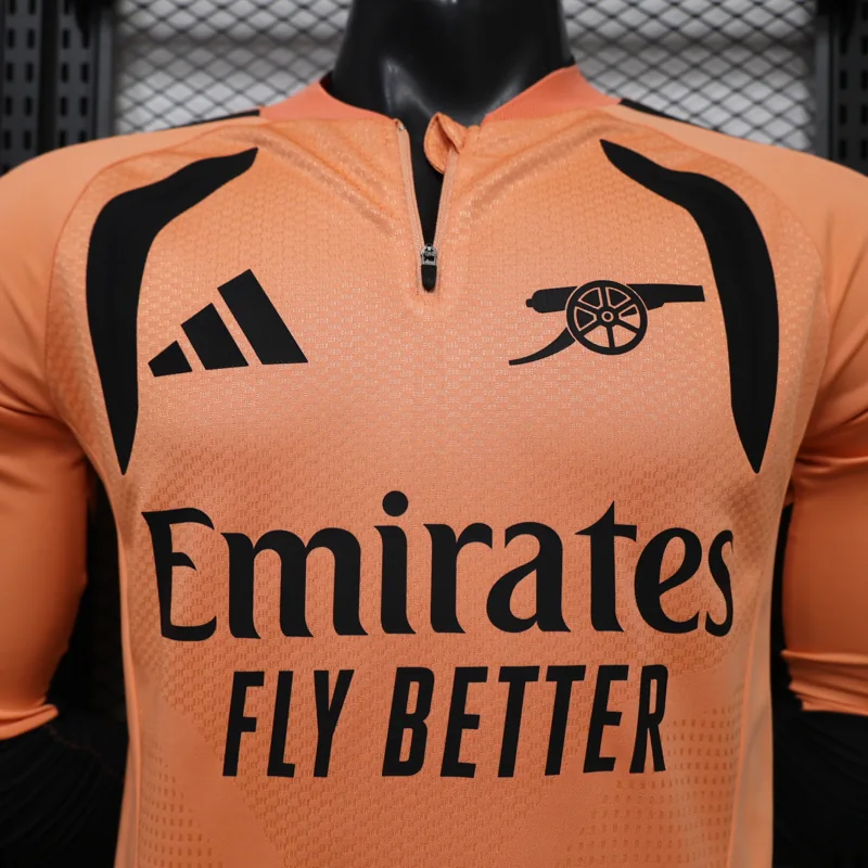 Arsenal 26/27 naranja conjunto de entrenamiento con media cremallera — 5