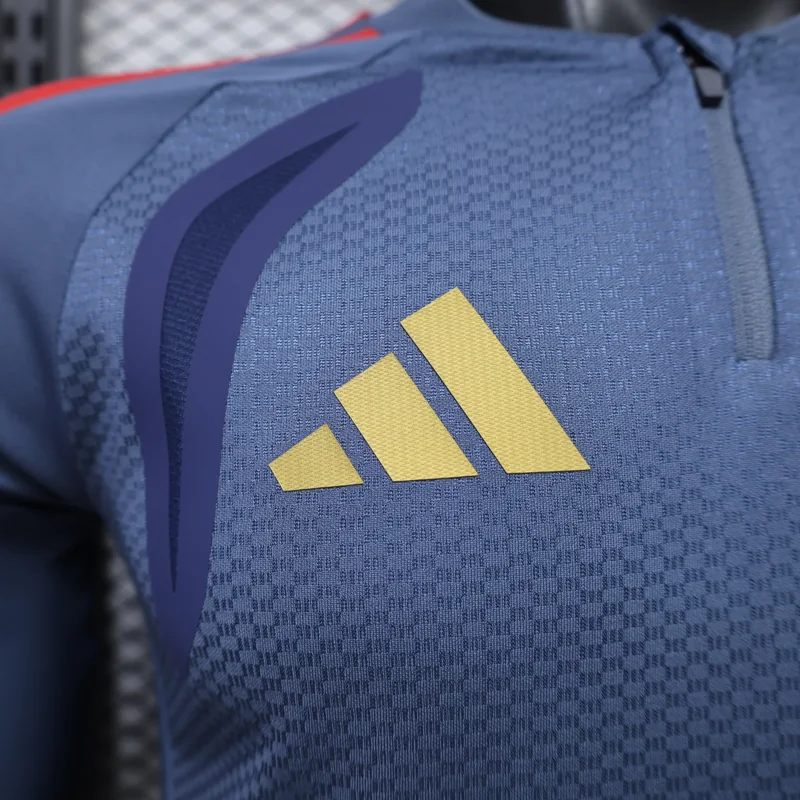 Bayern Munich 26/27 gris azul conjunto de entrenamiento con media cremallera — 6